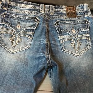 Men’s Rock Revival Jeans 40x34 Roger Boot Cut